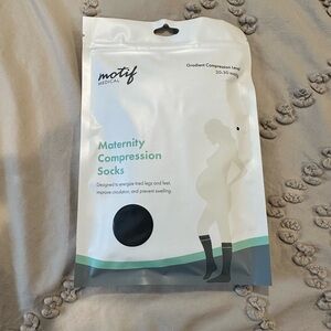 Black Maternity Compression Socks